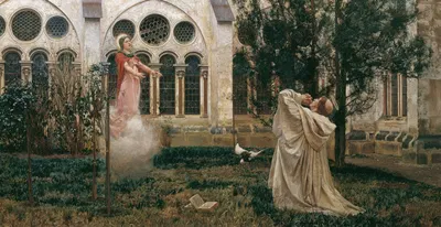 Vision of St. Bernard by Вильгельм Бернатцик, 1882 — digital art print download