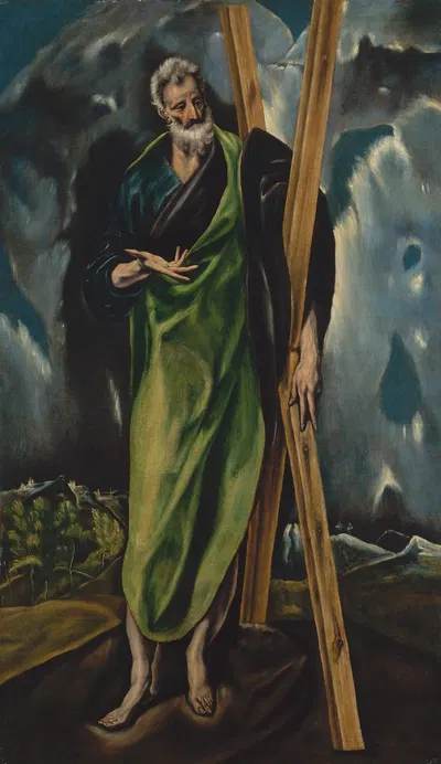 Saint Andrew by Workshop of El Greco — digital art print download