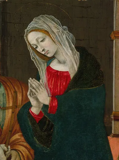 The Virgin of the Nativity by Follower of Filippo Lippi — digital art print download
