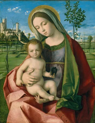 Madonna and Child by Workshop of Giovanni Bellini — digital art print download