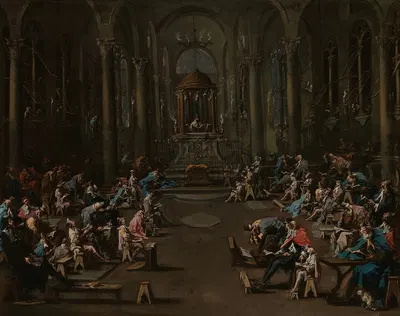 The Synagogue by Алессандро Маньяско — digital art print download