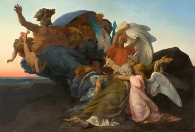 The Death of Moses by Александр Кабанель, 1850 — digital art print download