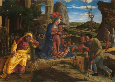 The Adoration of the Shepherds by Andrea Mantegna — digital art print download