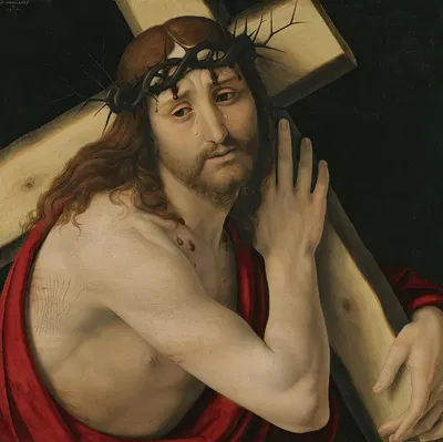 Christ Carrying The Cross by Andrea Solario, 1505 — digital art print download