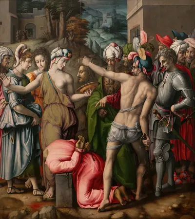 The Beheading of John the Baptist by Bacchiacca — digital art print download