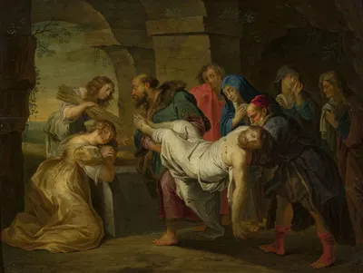 Entombment of Christ by Бальтазар Бешей — digital art print download