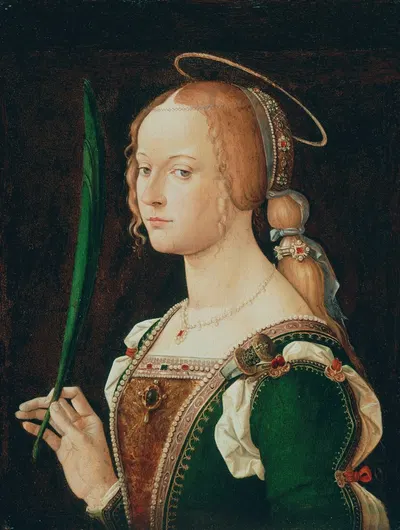 Saint Justina of Padua by Bartolomeo Montagna — digital art print download