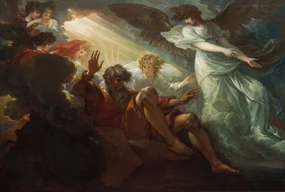 Moses Shown the Promised Land by Benjamin West, 1801 — digital art print download