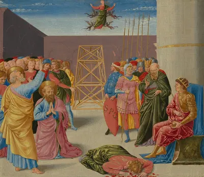 Saint Peter and Simon Magus by Benozzo Gozzoli — digital art print download