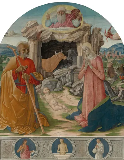 The Nativity by Benvenuto di Giovanni — digital art print download