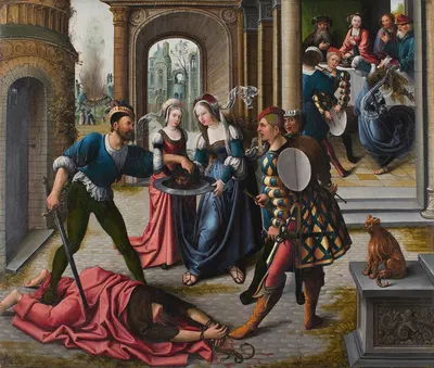 The Martyrdom of Saint John the Baptist by Бернард ван Орлей — digital art print download