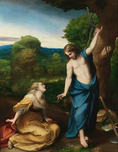 Noli me tangere by Корреджо — digital art print download