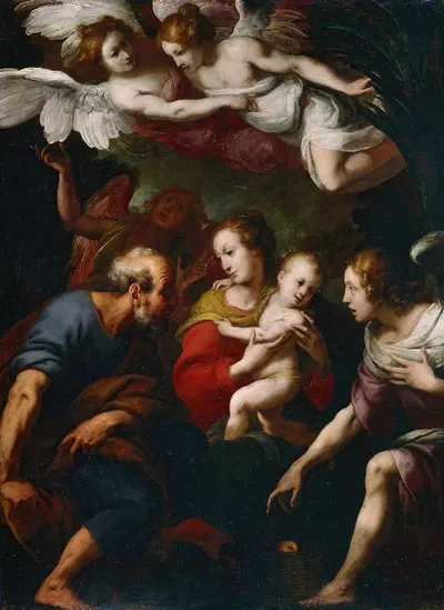 The Angel's Message to Joseph by Даниэле Креспи — digital art print download