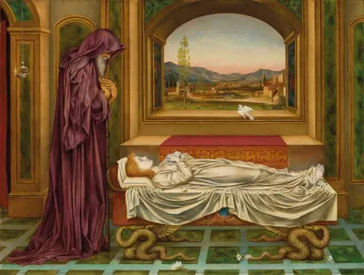The Wandering Jew; 'Whom the gods love die young' by Эвелин де Морган, 1888 — digital art print download