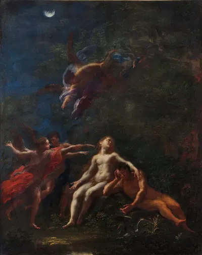 Sleep of Adam and Eve by Giacomo Del Po — digital art print download