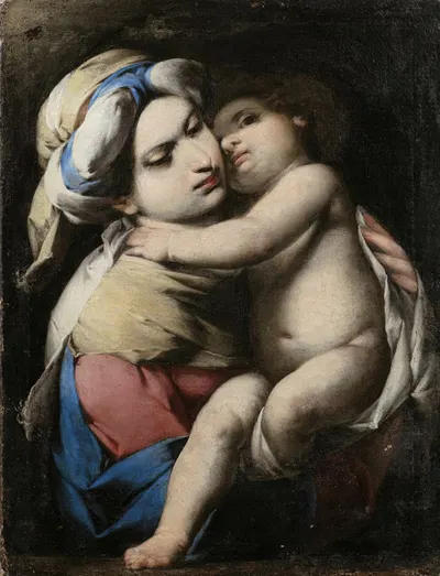 Virgin And Child by Giovanni Battista Spinelli — digital art print download