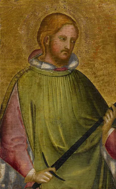 St. Martin holding his sword by Giovanni di Bartolomeo Cristiani — digital art print download