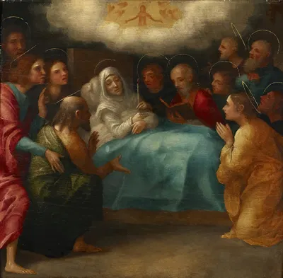 Death of the Virgin by Giovanni Francesco Caroto — digital art print download