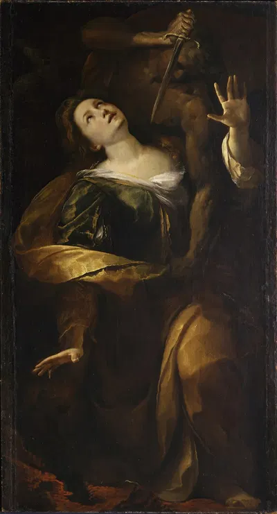 Martyrdom of Saint Justina by Giulio Cesare Procaccini — digital art print download