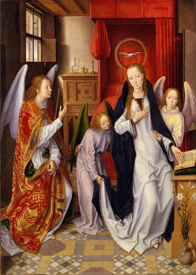 The Annunciation by Ханс Мемлинг — digital art print download