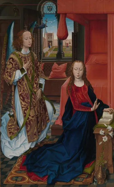 The Annunciation by Ханс Мемлинг — digital art print download