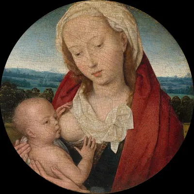 Virgin and Child by Ханс Мемлинг — digital art print download