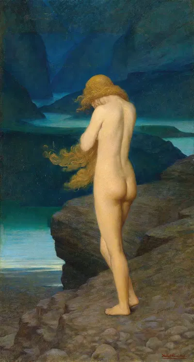 Eve in exile by Герберт Гюстав Шмальц — digital art print download