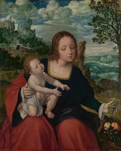 The Rest on the Flight into Egypt by Jan Massys — digital art print download