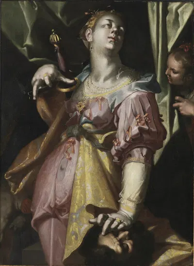 Judith and the Head of Holofernes by Иоахим Втеваль — digital art print download