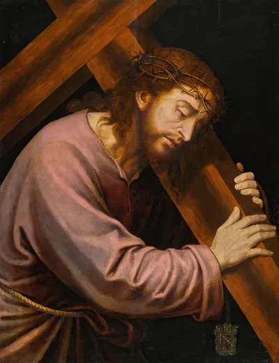 Christ Carrying The Cross by Joan Macip — digital art print download