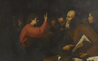 Christ Among The Doctors In The Temple by Хосепе де Рибера — digital art print download