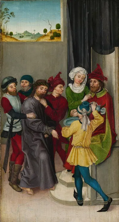 Christ before Pilate by Ludwig Schongauer — digital art print download