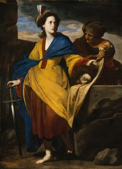Judith with the Head of Holofernes by Massimo Stanzione — digital art print download