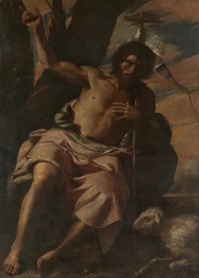 Saint John the Baptist Preaching by Маттиа Прети — digital art print download