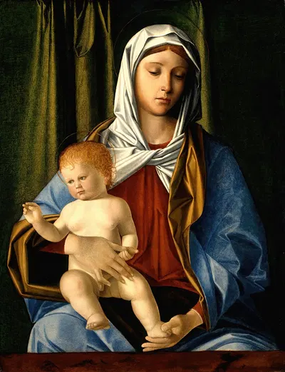 Madonna and Child by Nicolò Rondinelli, 1500 — digital art print download