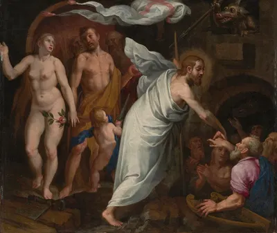 Christ's Descent into Limbo by Pablo De Céspedes, 1600 — digital art print download