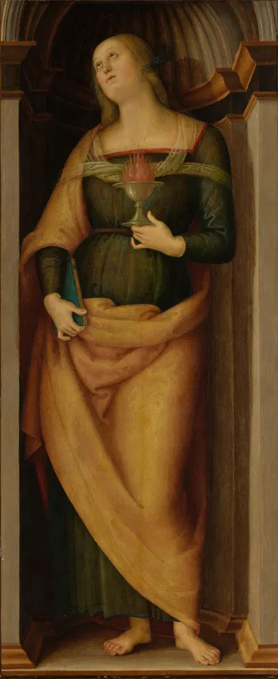 Saint Lucy by Пьетро Перуджино — digital art print download