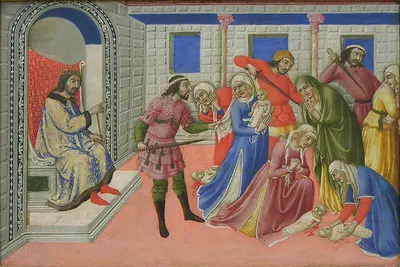 The Massacre of the Innocents ca. 1470 by Sano di Pietro — digital art print download