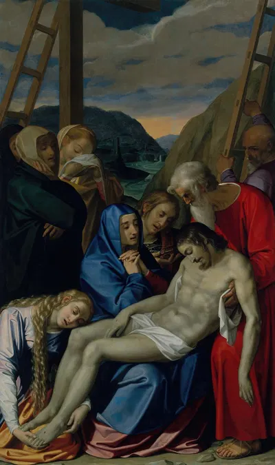 The Lamentation by Сципионе Пульцоне, 1593 — digital art print download