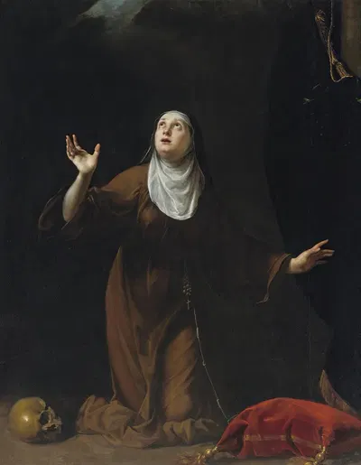 A Nun Saint by Simone Pignoni — digital art print download