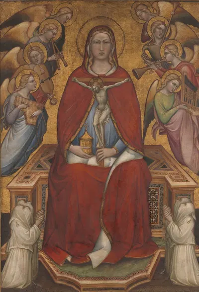 Saint Mary Magdalen Holding a Crucifix by Spinello Aretino — digital art print download
