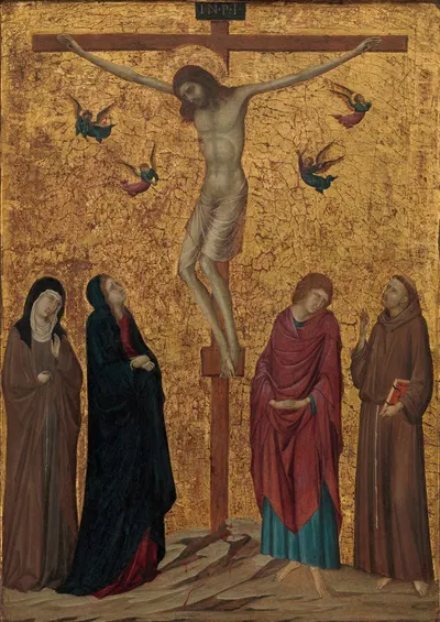 The Crucifixion by Ugolino da Siena — digital art print download
