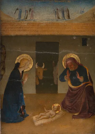 The Nativity by Zanobi Strozzi — digital art print download