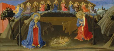 The Nativity by Zanobi Strozzi — digital art print download
