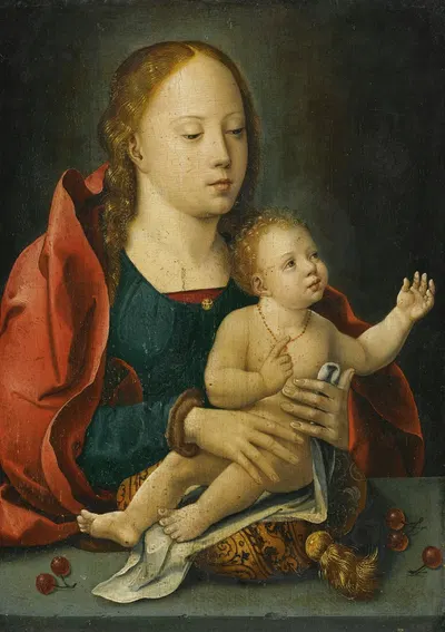 Virgin And Child by Антверпенская школа — digital art print download