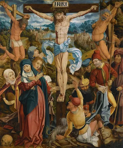 The Crucifixion by Danube School — digital art print download