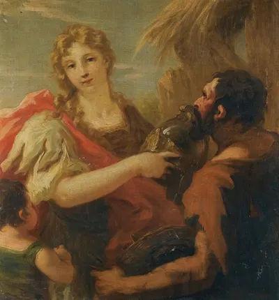 Erminia And The Shepherds by Giovanni Antonio Pellegrini — digital art print download