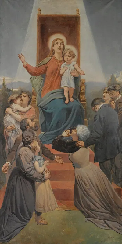 The Madonna Of The Needy by Германн Айхлер — digital art print download