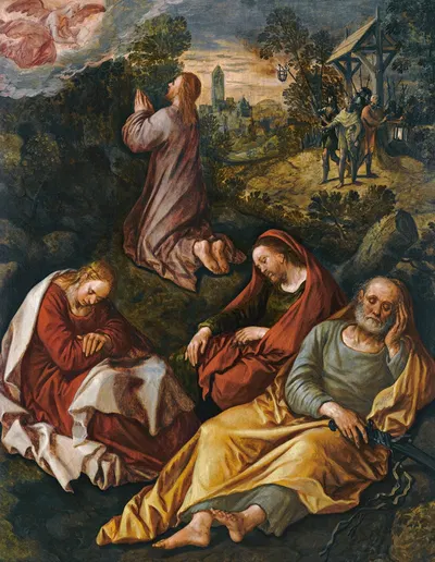 The Agony In The Garden by Joachim Beuckelaer — digital art print download
