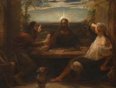 The Supper At Emmaus by Джон Линнелл, 1843 — digital art print download